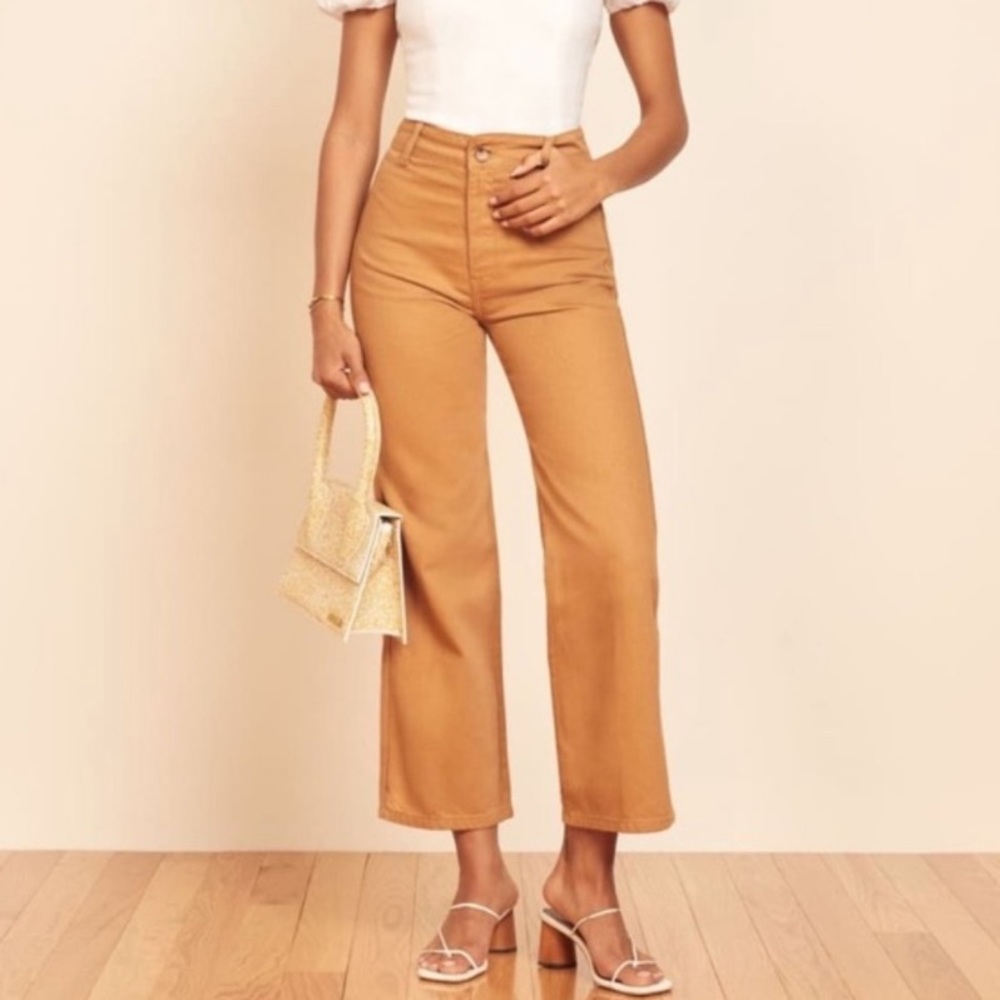 Reformation Marine Jean in Butterscotch